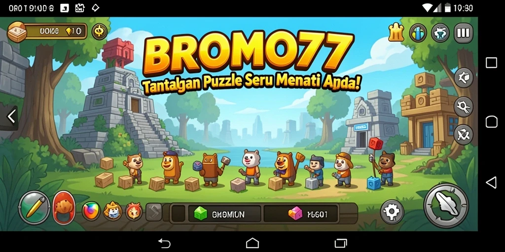 Gameplay BROMO77 menunjukkan berbagai tantangan puzzle yang seru dan menarik.