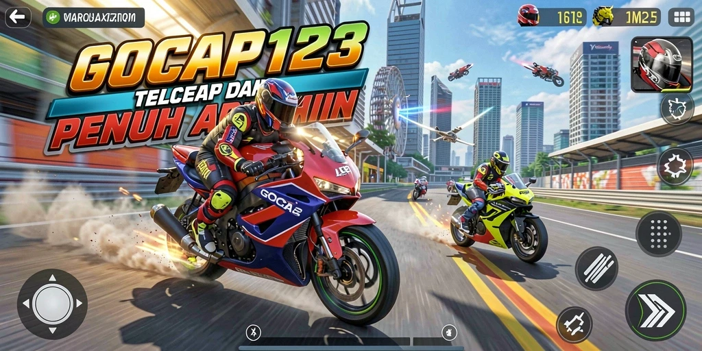 Tampilan gameplay seru dan menantang dalam GOCAP123.
