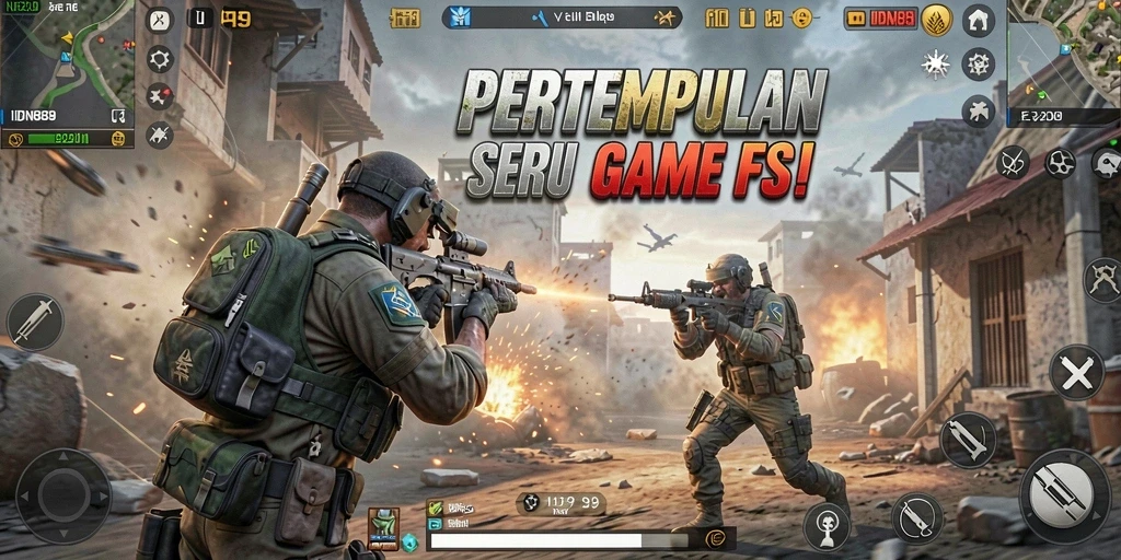Tampilan gameplay seru dan intens dari IDN89.