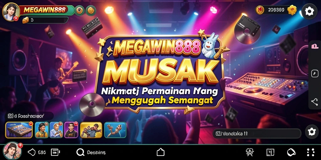 Tampilan gameplay MEGAWIN888 yang seru dan interaktif.