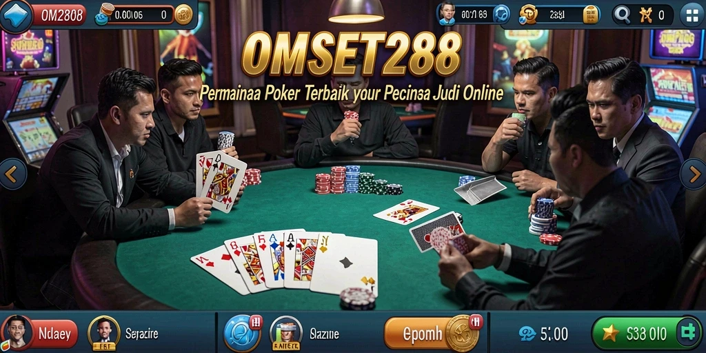 Tampilan gameplay menarik di OMSET288 pada permainan Poker.