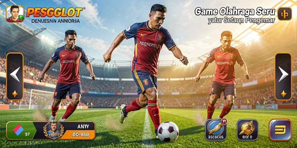 Tampilan gameplay PESGSLOT yang penuh aksi dan seru.