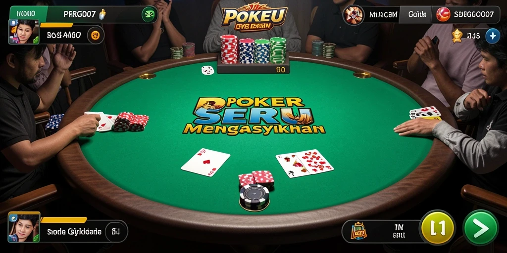 Gameplay seru PRG007 yang menampilkan aksi poker nyata.