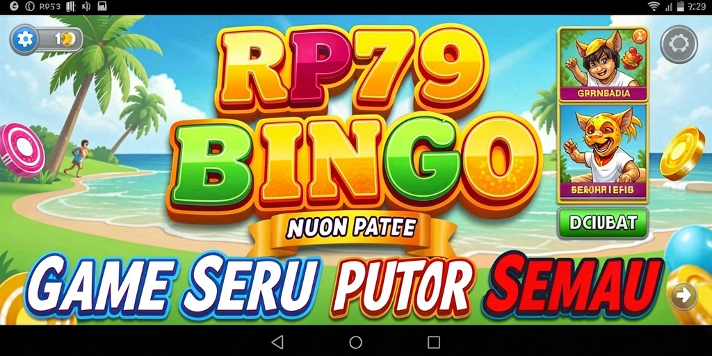 Tampilan gameplay bingo yang mengasyikkan di RP79.