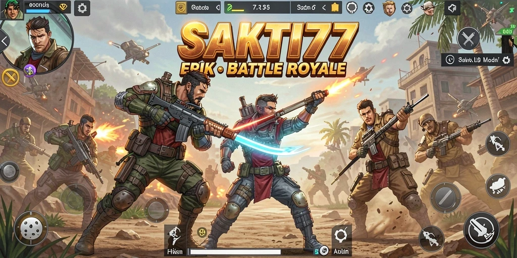 Screenshot gameplay SAKTI77 menunjukkan aksi pertarungan yang mendebarkan.